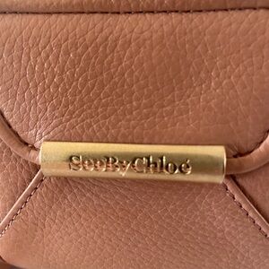 SEE BY CHLOE Tan Compact Wallet with Chloe Dust Bag
